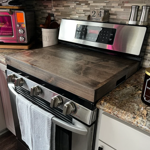 Flat Cutting Board Stove Top Cover