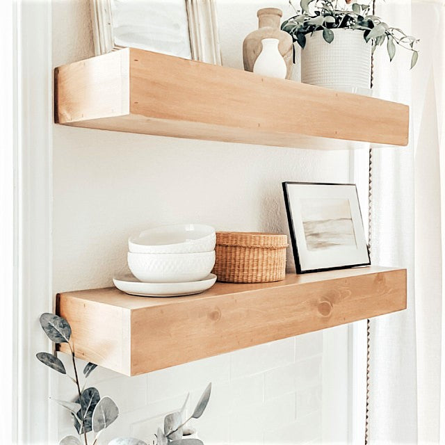 Wood Shelf, Floating Shelf, Wood Shelf, Wooden Shelf, Modern