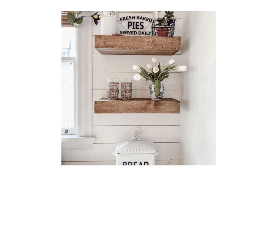 Rustic Floating Shelf/shelves Pantry Shelves Bathroom & Kitchen